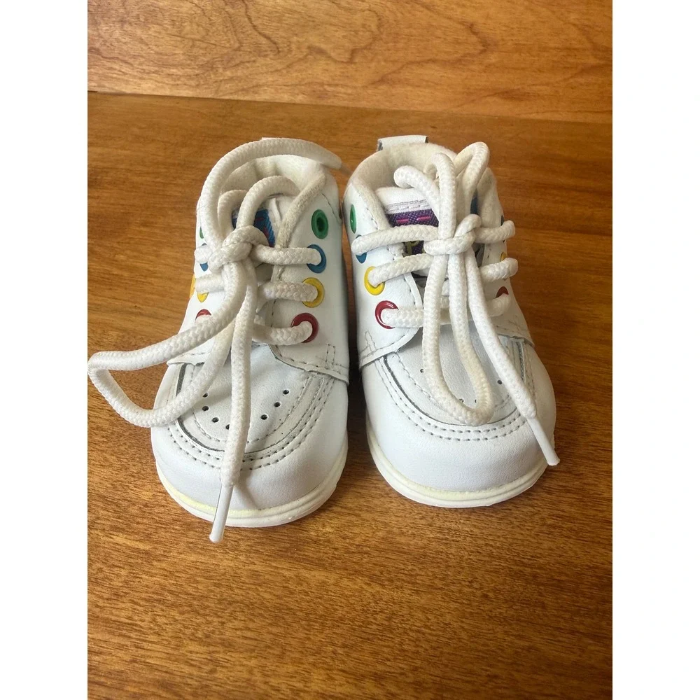 RARE Vintage Disney Winnie Pooh Tigger Piglet Baby 1 High Top Shoes Choo Choo